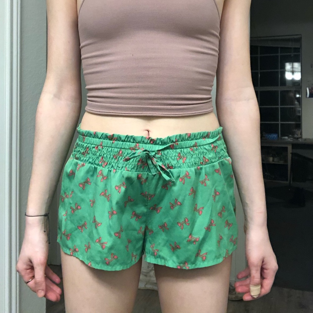 Green Aerie Pajama shorts